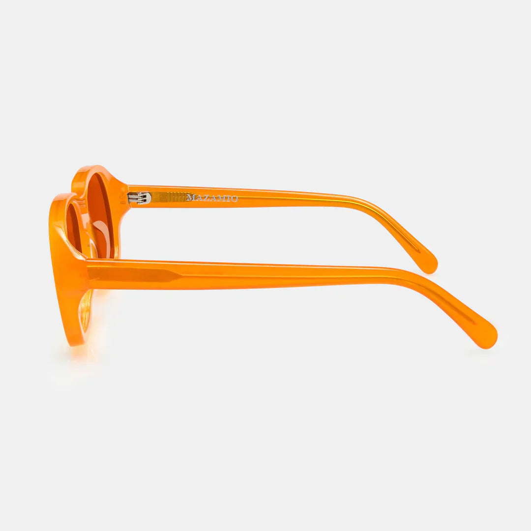 Mazamio Delon Sunglasses - Light Orange with Orange Tint