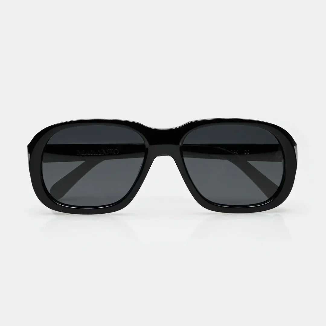 Mazamio Delon Sunglasses - Black with Dark Grey Tint