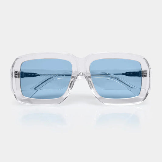 Mazamio Sunglasses - Transparent with Light Blue Tint