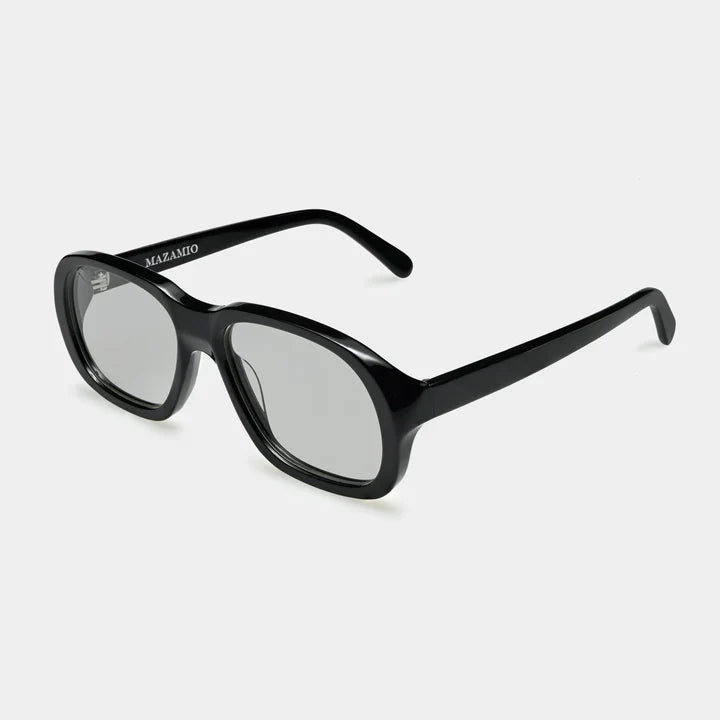 Mazamio Delon Sunglasses - Black with Light Grey Tint