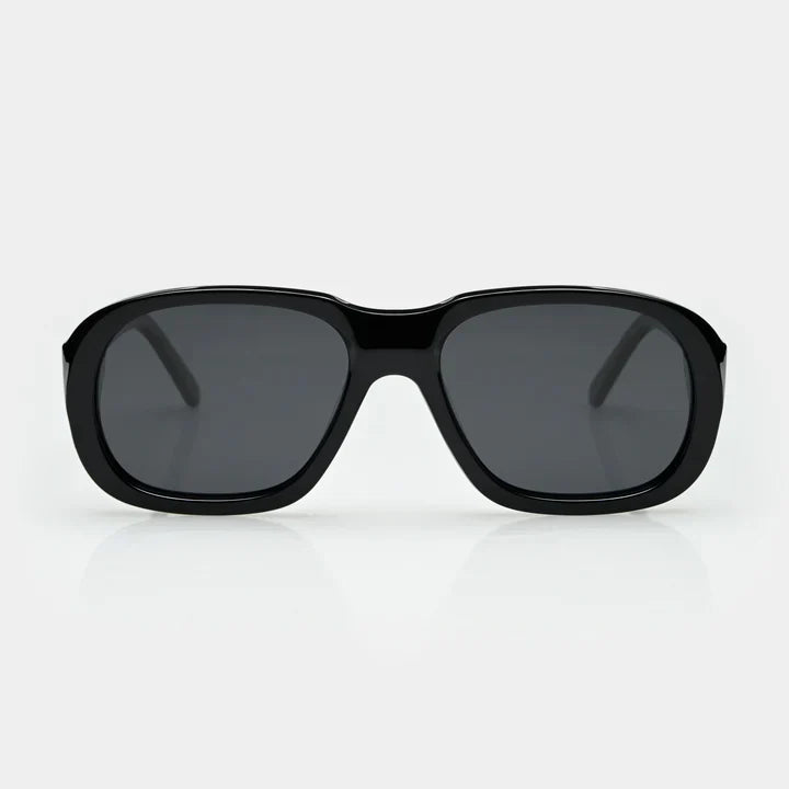Mazamio Delon Sunglasses - Black with Dark Grey Tint