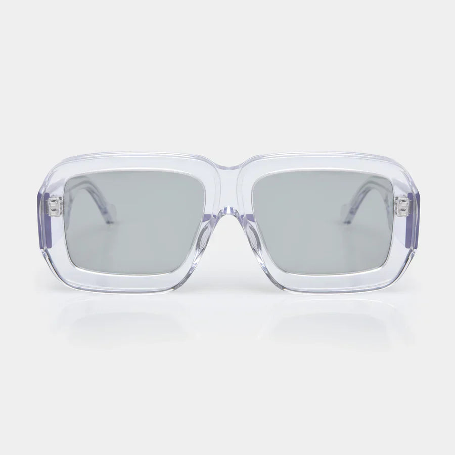 Mazamio Sunglasses - Transparent with Light Grey Tint