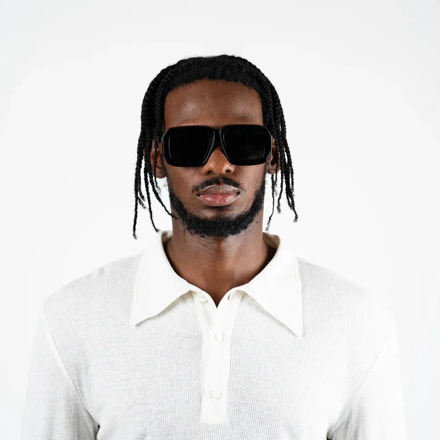 Mazamio Sunglasses - Black with Dark Grey Tint